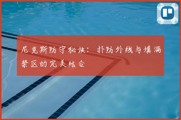 尼克斯防守秘诀：扑防外线与填满禁区的完美结合